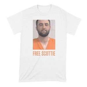 Unique Scottie Scheffler Mugshot Golf Tee